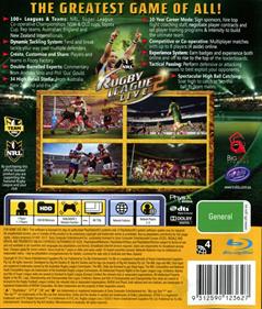 Rugby League Live 2 - Box - Back Image