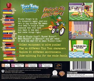 Tiny Toon Adventures: Plucky's Big Adventure - Box - Back Image