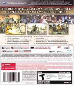Dynasty Warriors 8 - Box - Back Image
