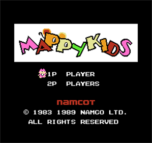 Mappy Kids - Screenshot - Game Title Image