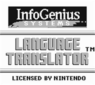 Berlitz Spanish Translator - Screenshot - Game Title Image