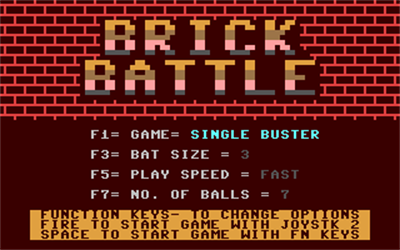 Brick Battle - Screenshot - Game Title Image