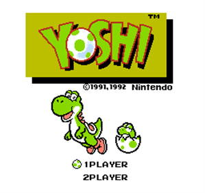 Yoshi - Screenshot - Game Title Image