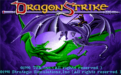 Advanced Dungeons & Dragons: DragonStrike - Screenshot - Game Title Image