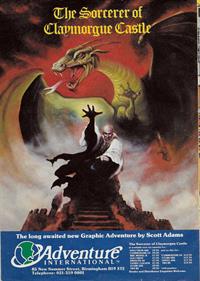 The Sorcerer of Claymorgue Castle - Advertisement Flyer - Front
