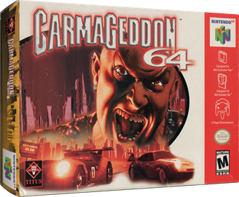 Carmageddon 64 - Box - 3D Image