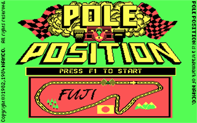 Pole Position - Screenshot - Game Title Image