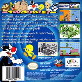 Looney Tunes: Twouble! - Box - Back Image