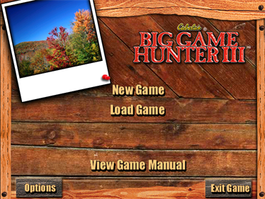 Cabela's Big Game Hunter III - Screenshot - Game Select Image