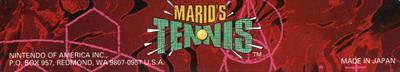 Mario's Tennis - Banner Image