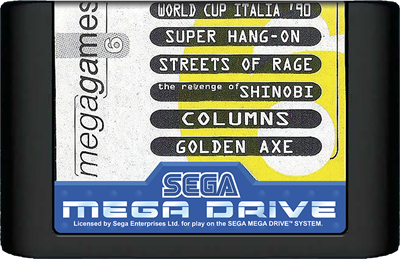 Mega Games 6 - Cart - Front Image