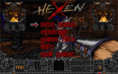 Hexen - Screenshot - Game Select Image