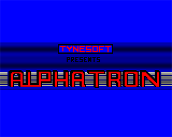 Alphatron - Screenshot - Game Title Image
