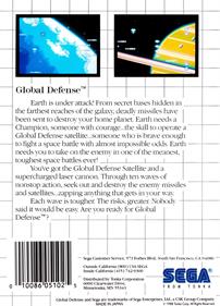 Global Defense - Box - Back Image