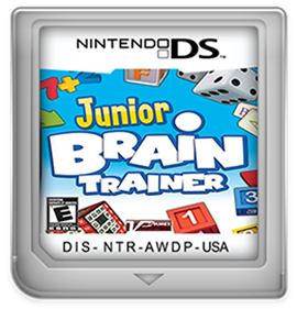 Junior Brain Trainer - Fanart - Cart - Front Image
