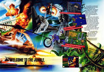 Jungle Strike: The Sequel to Desert Strike - Advertisement Flyer - Front Image