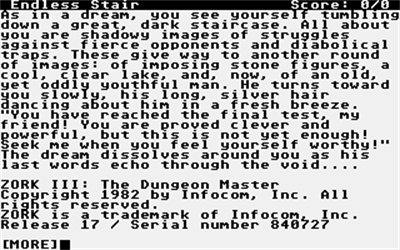 Zork III - Screenshot - Game Title Image