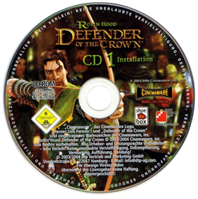 Robin Hood: Defender of the Crown - Disc Image