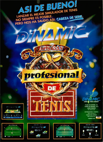 Simulador Profesional de Tenis - Advertisement Flyer - Front Image