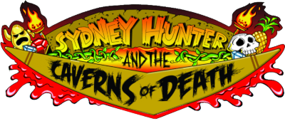 Sydney Hunter and the Caverns of Death - Clear Logo Image