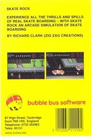 Arcade SkateRock - Box - Back Image