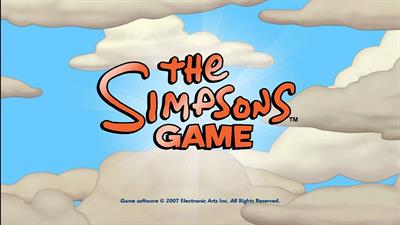 The Simpsons Game - Screenshot - Game Title Image