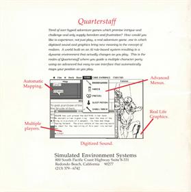 Quarterstaff - Box - Back Image