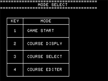 Mach 7 - Screenshot - Game Select Image