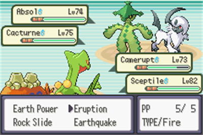 Pokémon Emerald Double Version - Screenshot - Gameplay Image