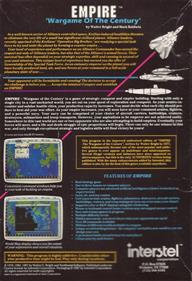 Empire: Wargame of the Century - Box - Back Image