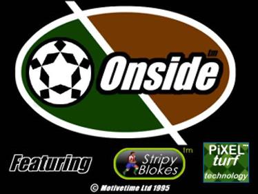 OnSide Soccer - Screenshot - Game Title Image