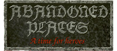Abandoned Places: A Time for Heroes - Clear Logo Image