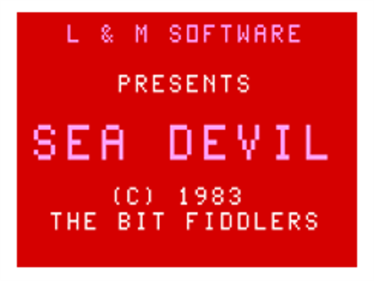 Sea Devil - Screenshot - Game Title Image