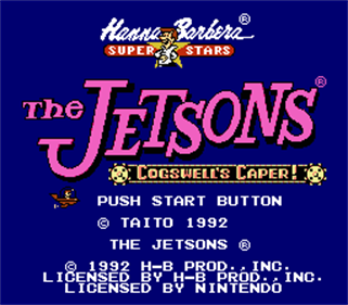 The Jetsons: Cogswell's Caper - Screenshot - Game Title Image