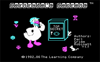 Gertrude's Secrets - Screenshot - Game Title Image