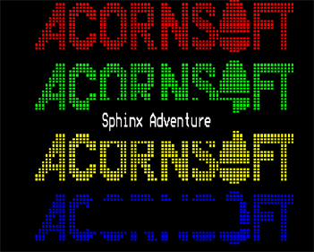 Sphinx Adventure - Screenshot - Game Title Image