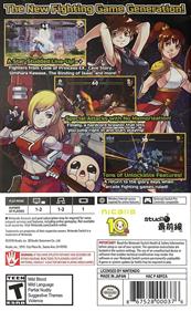 Blade Strangers - Box - Back Image