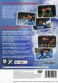 Victorious Boxers 2: Fighting Spirit - Box - Back Image