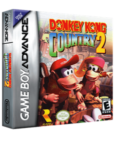 Donkey Kong Country 2 - Box - 3D Image