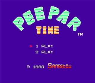 Peepar Time - Screenshot - Game Title Image