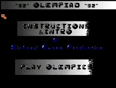 Olempiad "92" - Screenshot - Game Title Image