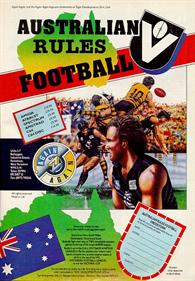 Australian Rules Football - Advertisement Flyer - Front Image