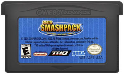 Sega Smash Pack - Cart - Front Image