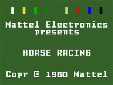 Horse Racing - Screenshot - Game Title Image