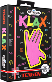 KLAX (Tengen) - Box - 3D Image