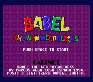 Babel: The New Megablocks - Screenshot - Game Title Image