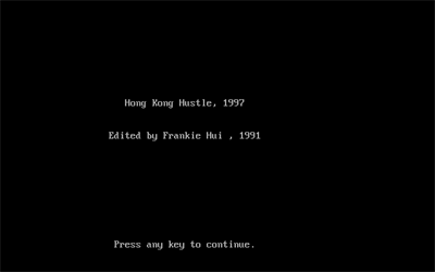 Hong Kong Hustle 1997 - Screenshot - Game Title Image