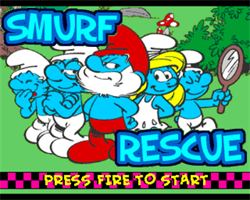 Smurf Rescue - Screenshot - Game Title Image