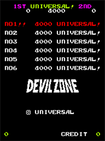 Devil Zone - Screenshot - High Scores Image