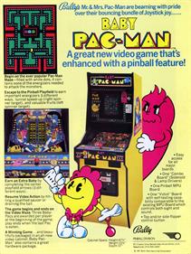 Baby Pac-Man - Advertisement Flyer - Front